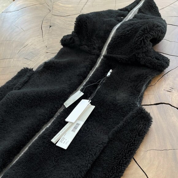 Rick Owens - EU46 GRAIL Lamb Shearling Rare Runway Gimp Vest FW22 Strobe - Picture 1 of 16